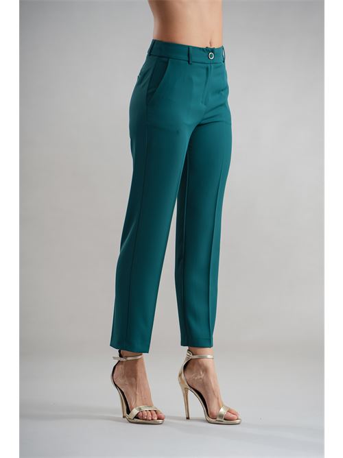Completo in crepe GM by Gai Mattiolo | GM3553VERDE